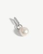 Baroque Pearl Single Ovate Earring | Sterling Silver Pearl Discount