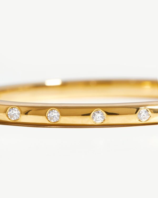 Solar Studded Ring | 18ct Gold Vermeil Cubic Zirconia Online