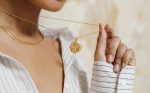 Lucy Williams Engravable Octagon Medallion Coin Necklace | 18ct Gold Plated Supply