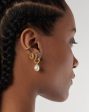 Pearl Drop Mini Hoop Earrings Fashion