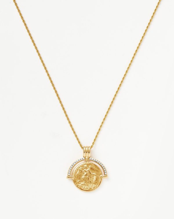 Lucy Williams Fortuna Arc Coin Necklace Cheap