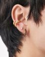 Pave Initial Single Stud Earring - Initial E | 18ct Gold Vermeil Cubic Zirconia Cheap