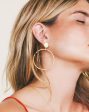 Lucy Williams Coin Chandelier Hoop Earrings Fashion