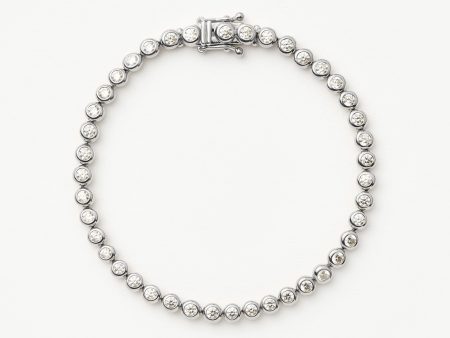 Tennis Round Bracelet | Sterling Silver Cubic Zirconia Supply