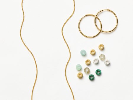 Abacus Beaded Gemstone Make-Your-Own Set | 18ct Recycled Gold Vermeil on Recycled Sterling Silver Cheap