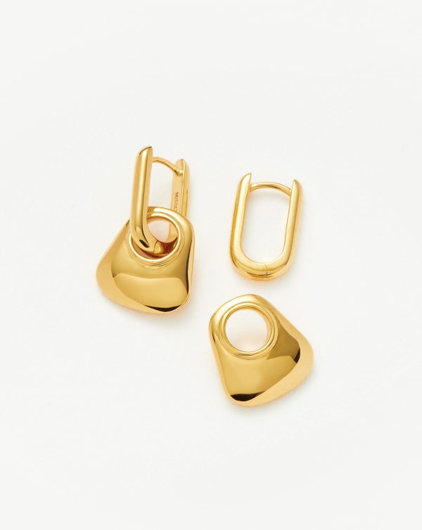 Hera Mini Charm Hoop Earrings For Discount