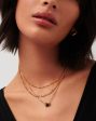 Abacus Beaded Floating Charm Necklace | 18ct Recycled Gold Vermeil on Recycled Sterling Silver Fashion