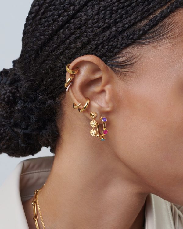 Hot Rox Small Hoop Earrings Online now