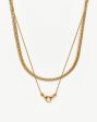 Harris Reed In Good Hands Slider Necklace Set | 18ct Gold Plated For Cheap