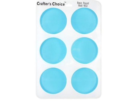 Silicone Soap Mold - Round Silicone Mold - Crafter s Choice 1602 on Sale