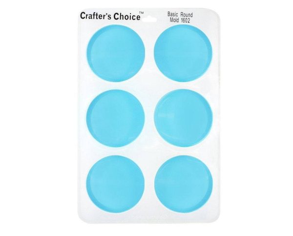 Silicone Soap Mold - Round Silicone Mold - Crafter s Choice 1602 on Sale