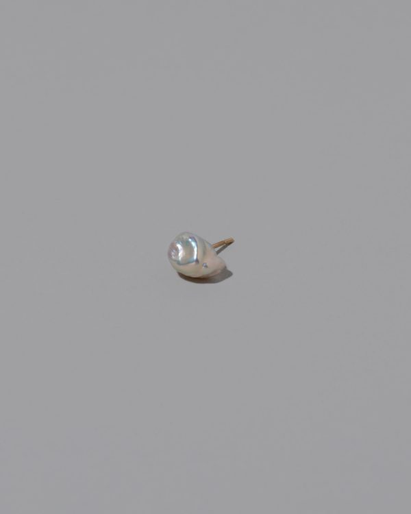 Lagniappe Pearl Stud Earring Single - Natural Sale