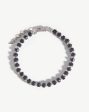 Beaded Bracelet | Silver Plated Black Onyx Discount