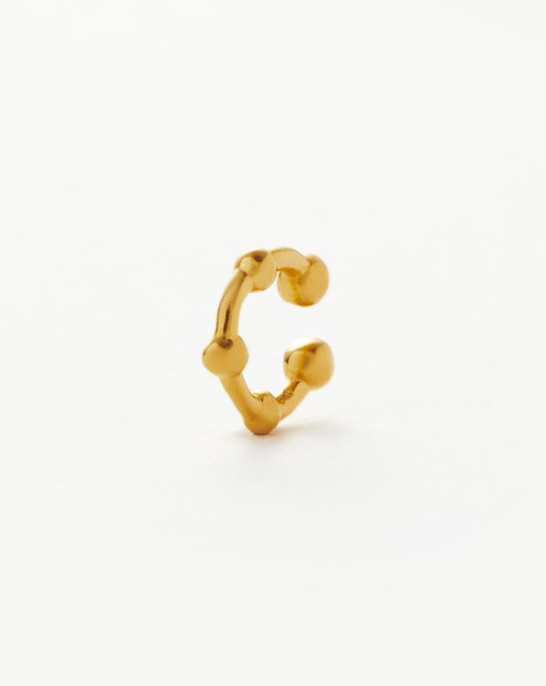 Lucy Williams Mini Orb Ear Cuff | 18ct Gold Vermeil Cheap