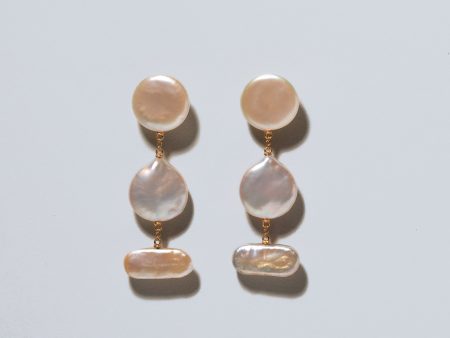 King Fisher Pearl Earrings Cheap