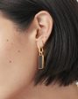 Rectangle Single Ovate Earring on Sale