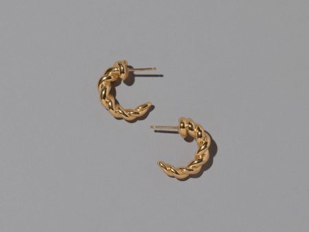 Foothill Hoop Earrings - Solid Gold Discount