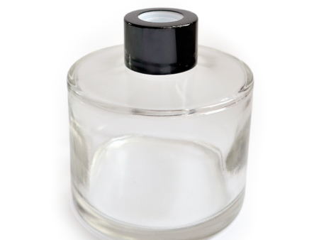 Elara - Clear Glass Diffuser Bottle w  Metal Cap Online Sale