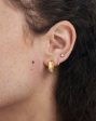 Pave Star Moon Stud Earrings Hot on Sale