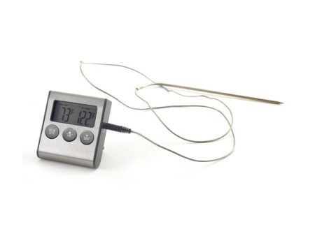 Digital Probe Thermometer with Wired Probe Supply