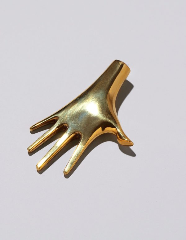 Brass Hand Paperweight For Discount