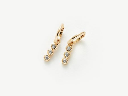 Fine Diamond Charm Hoop Earrings Online