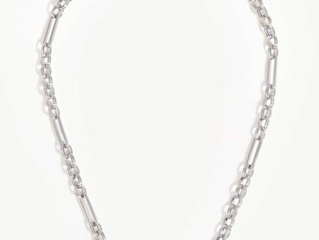 Axiom Chain Necklace | Silver Plated Online now