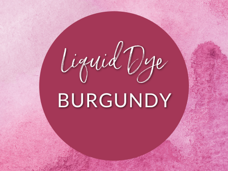 Burgundy Red - Liquid Dye for Candles & Resin Online Hot Sale