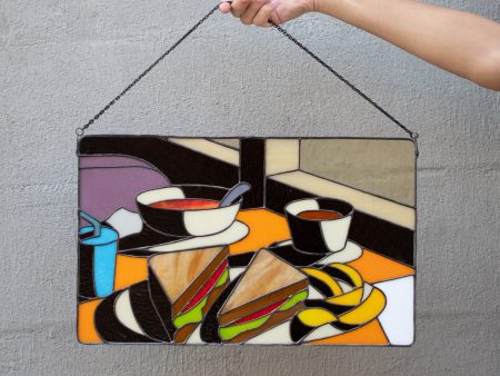 BLT & Chips Stained Glass Hot on Sale