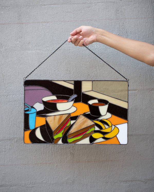 BLT & Chips Stained Glass Hot on Sale