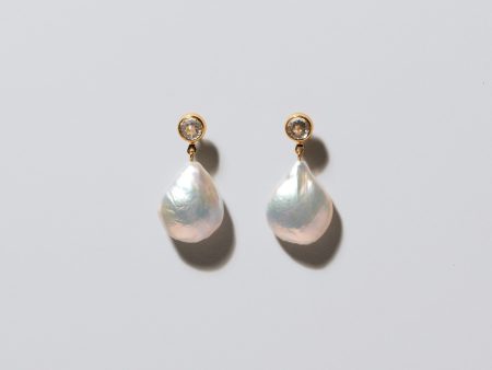 Grebe Pearl Earrings For Cheap