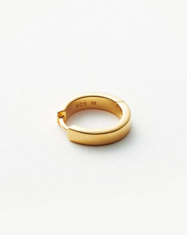 Single Mini Hoop Earring | 18ct Gold Vermeil For Sale