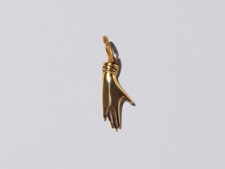 Brass Hand Keyring on Sale