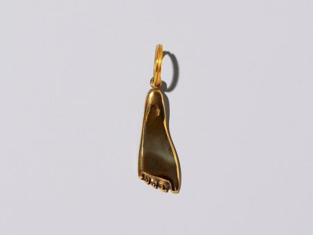 Brass Foot Keyring Online