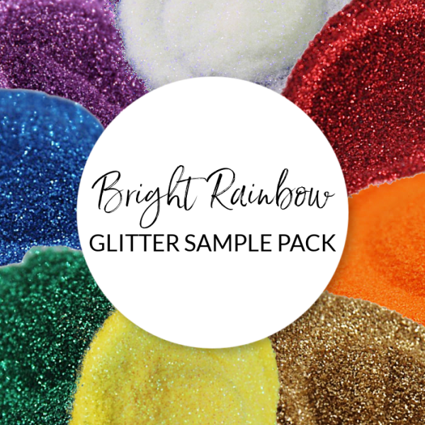 * Glitter Sample Pack - Bright Rainbow For Sale