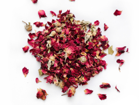 Red Rose Buds & Petals - Dried Botanicals for Crafting Cheap