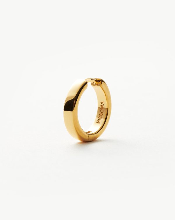 Single Mini Hoop Earring | 18ct Gold Vermeil For Sale