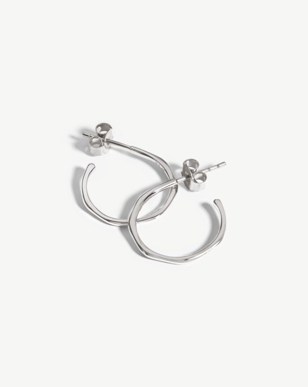 Small Molten Hoop Earrings Online Hot Sale