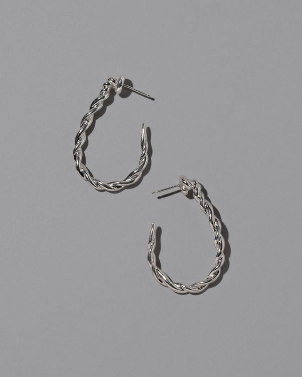 Landform Hoop Earrings - Sterling Silver Online Sale