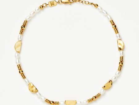 Zenyu Pearl Beaded Charm Anklet Online