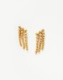 Beaded Waterfall Drop Earrings | 18ct Gold Vermeil For Discount