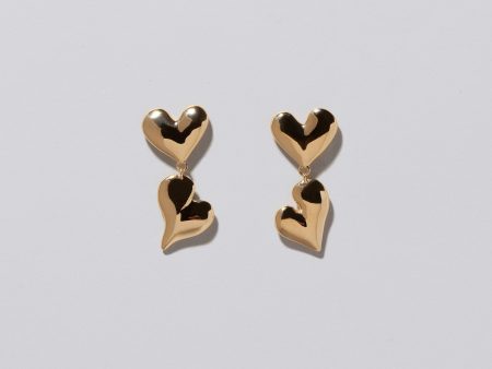 Thousand & One Night Heart Drop Earrings For Sale