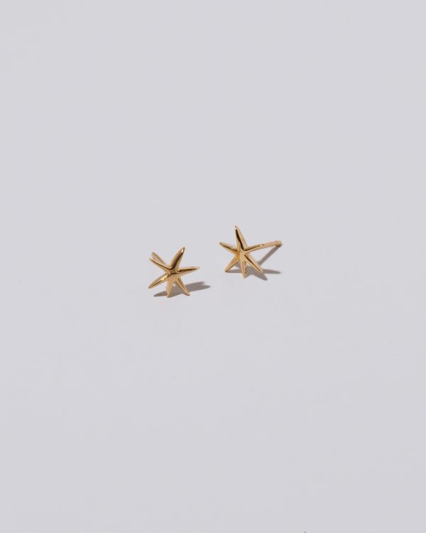 Verve Six Point Star Stud Earrings - Small For Discount