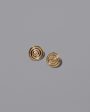 Serpentinite Stud Earrings  - Solid Gold Supply