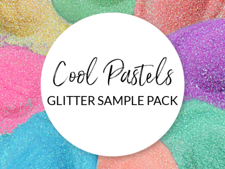 * Glitter Sample Pack - Cool Pastels For Sale