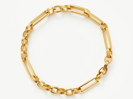 Axiom Chain Bracelet | 18ct Gold Plated Cheap