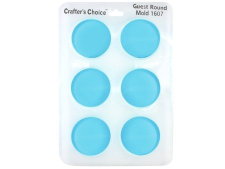 Silicone Soap Mold - Small Round Guest Size Mold - Crafter s Choice 1607 Online Sale