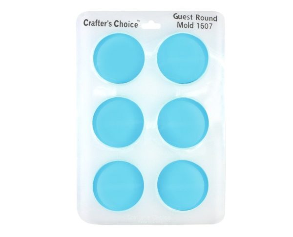 Silicone Soap Mold - Small Round Guest Size Mold - Crafter s Choice 1607 Online Sale