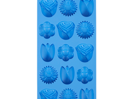 Silicone Soap Mold - Tulips, Roses & Sunflowers Discount