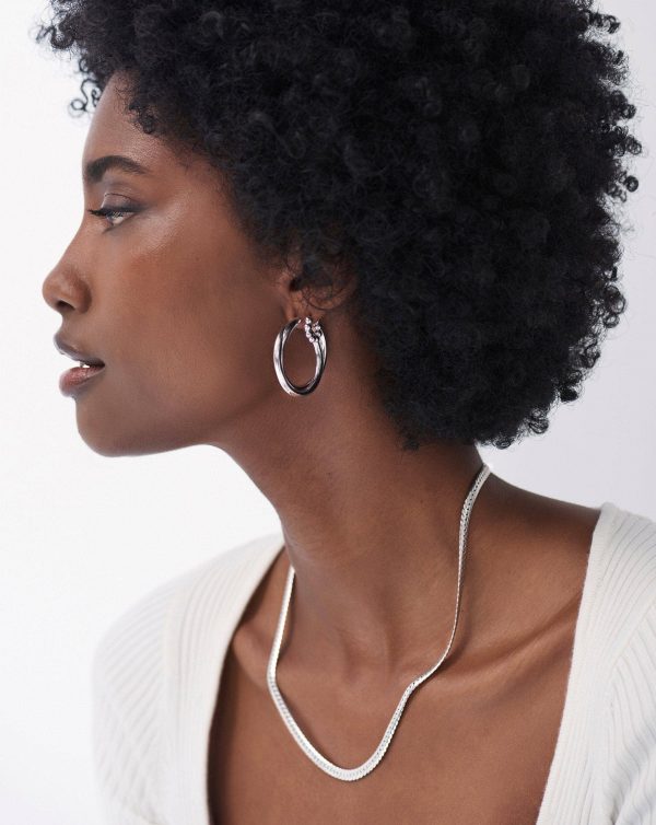 Lucy Williams Entwine Hoop Earrings For Discount